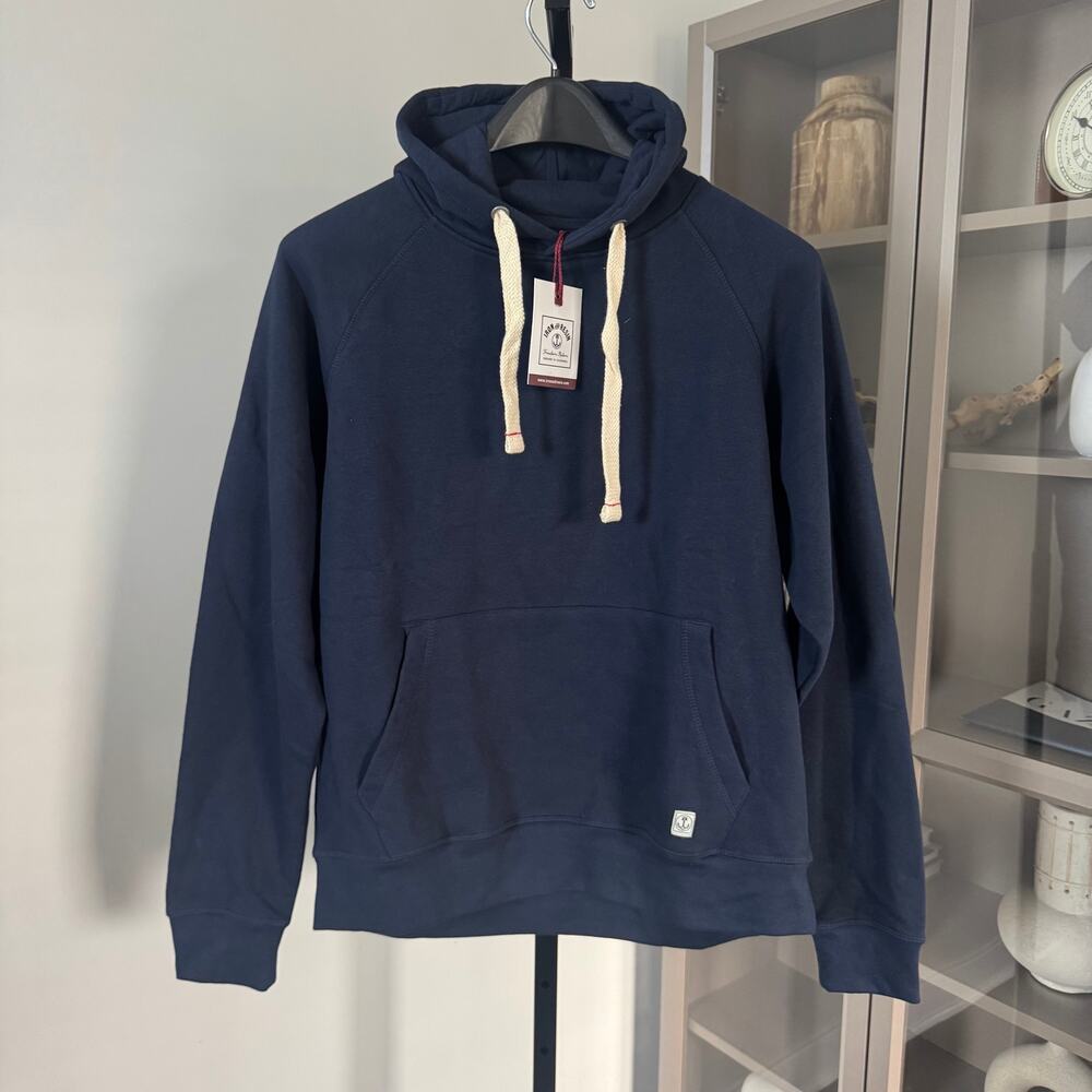 Iron and Resin Navy Blue Harbor Hoodie XL NEW Cotton Hooded Sweatshirt Pullover